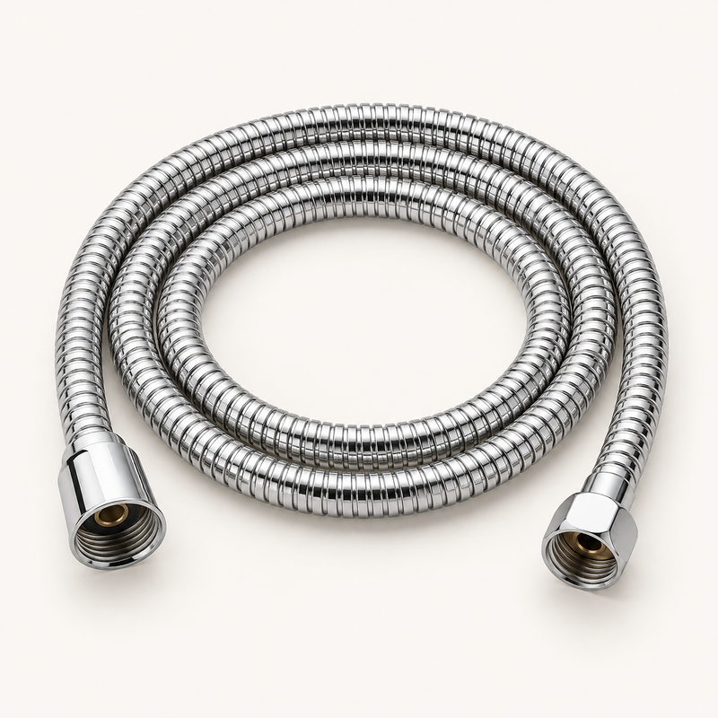 Coiled shower hose