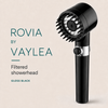 ROVIA filtered showerhead in Gloss Black