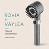ROVIA filtered showerhead in Charcoal Grey